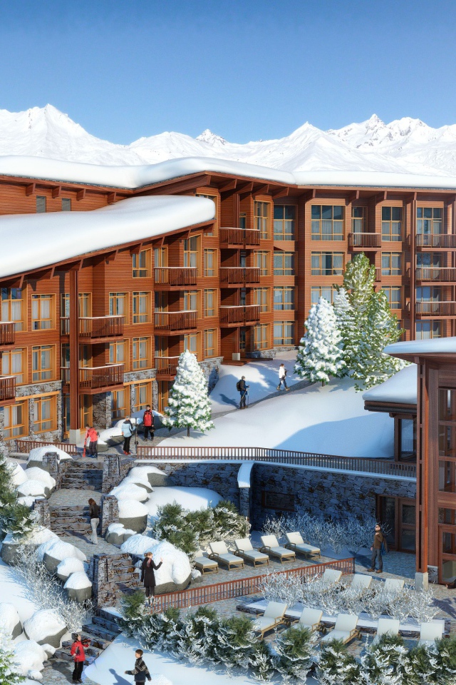 Отель Эденарк на горнолыжном курорте Лез Арк, Франция