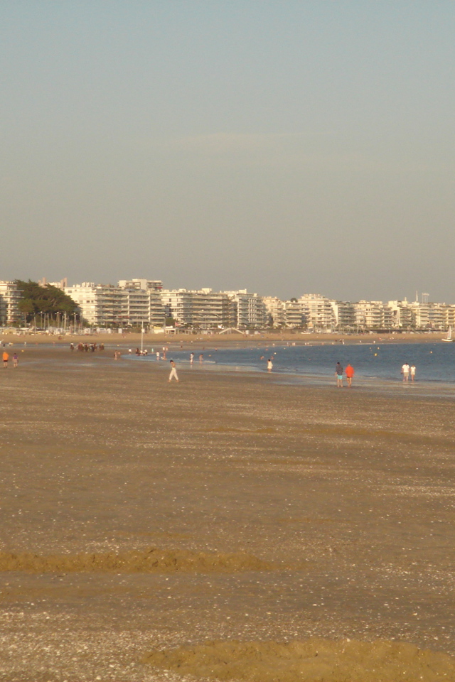 Золотой пляж на курорте Ла Боль, Франция