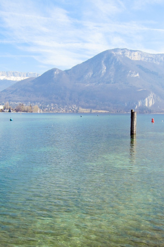 Lake in Annecy, France