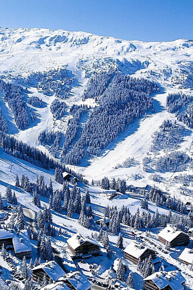 Горнолыжный курорт Мерибель, Франция