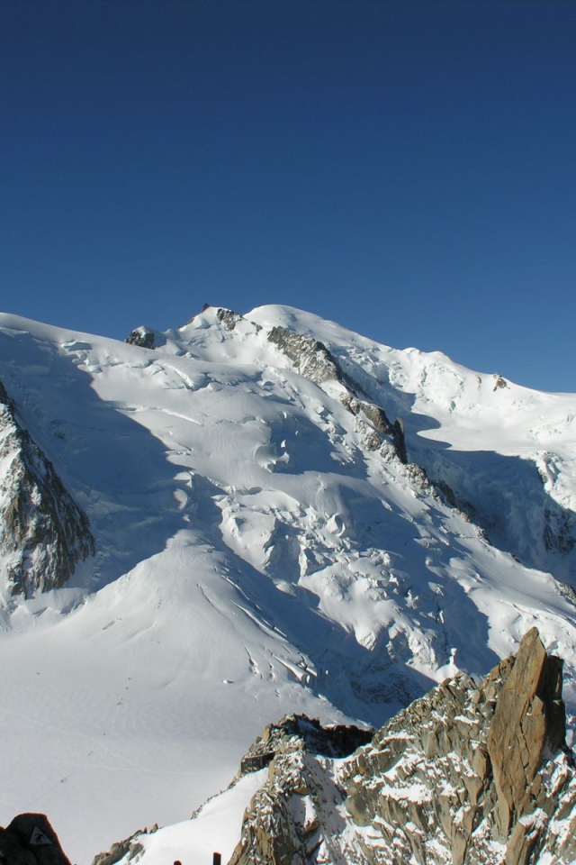 Гора Монблан на курорте Шамони, Франция