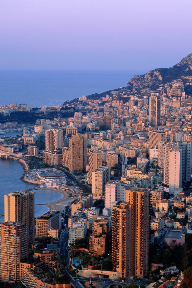 Панорама города в Монако