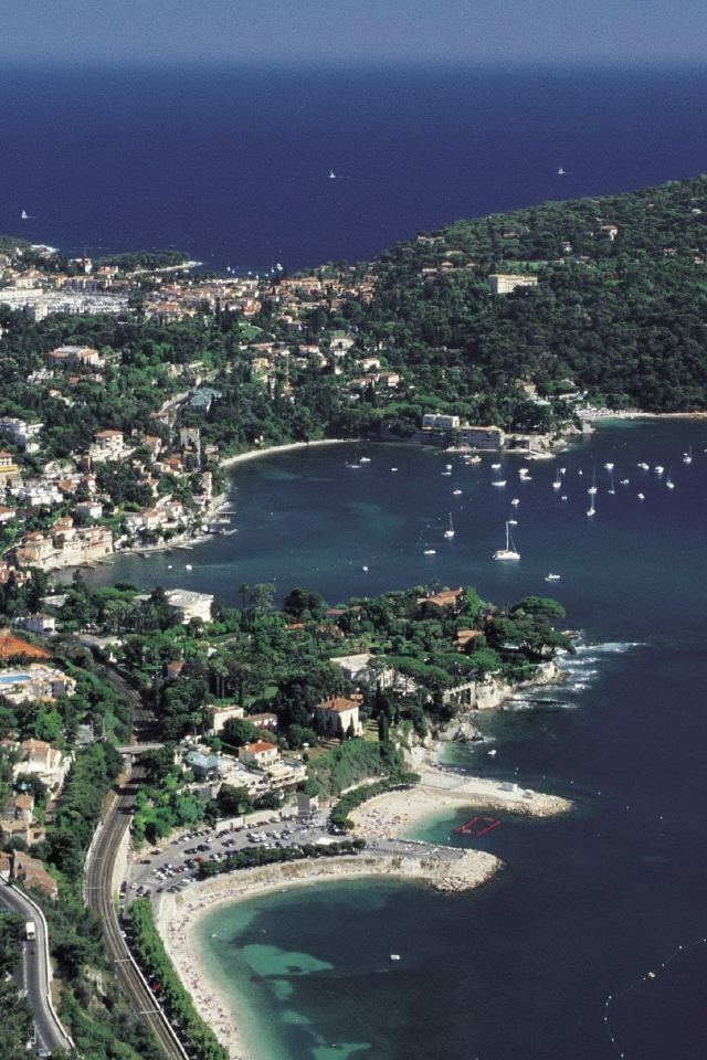 Панорама на курорте Сен-Жан-Кап-Ферра, Франция