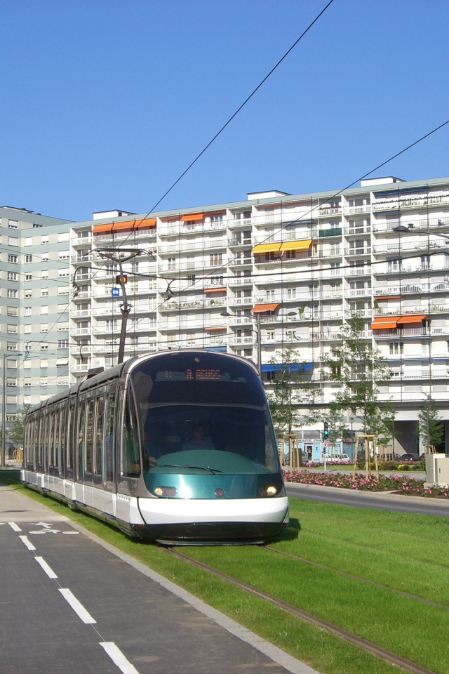 Улица в городе Страсбург, Франция