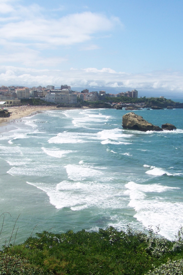 Летний отдых на курорте Биарриц, Франция