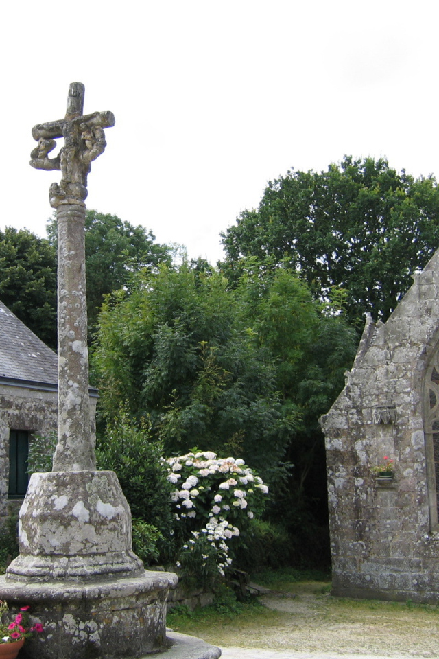 Старинная церковь в Бретань, Франция