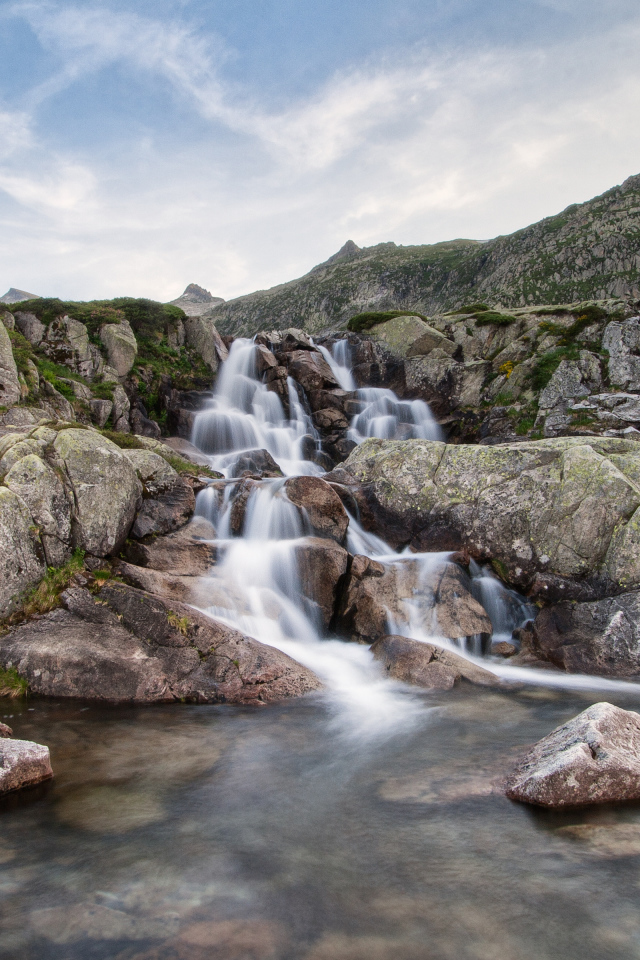 Водопад во Франции