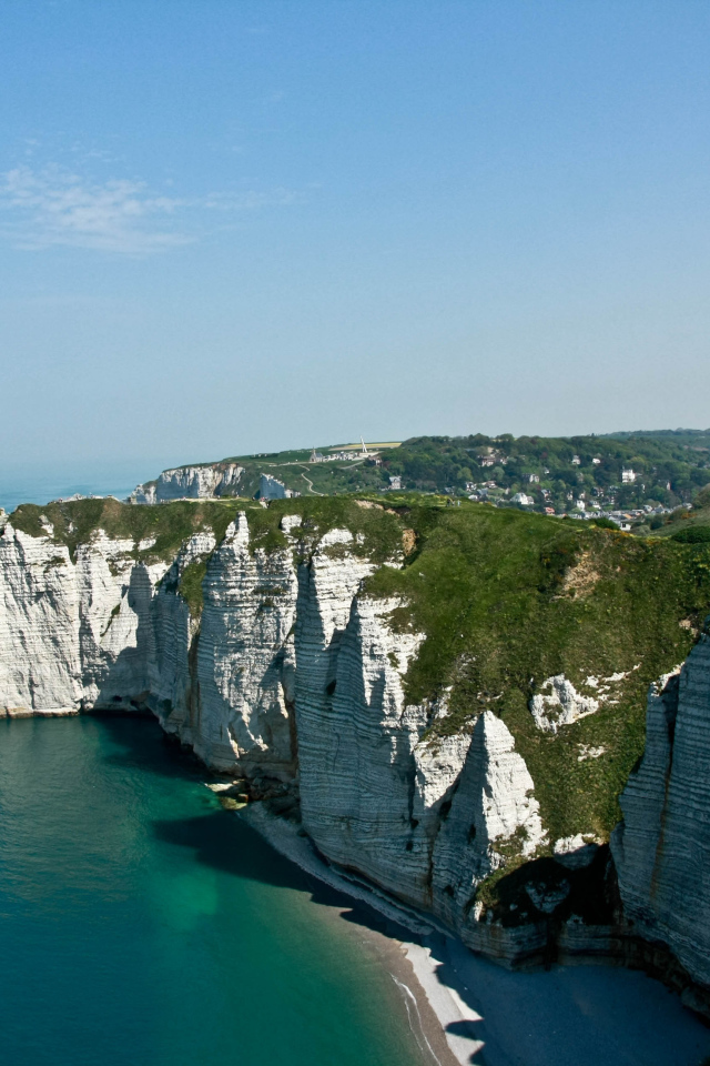 Белые скалы в Нормандии, Франция