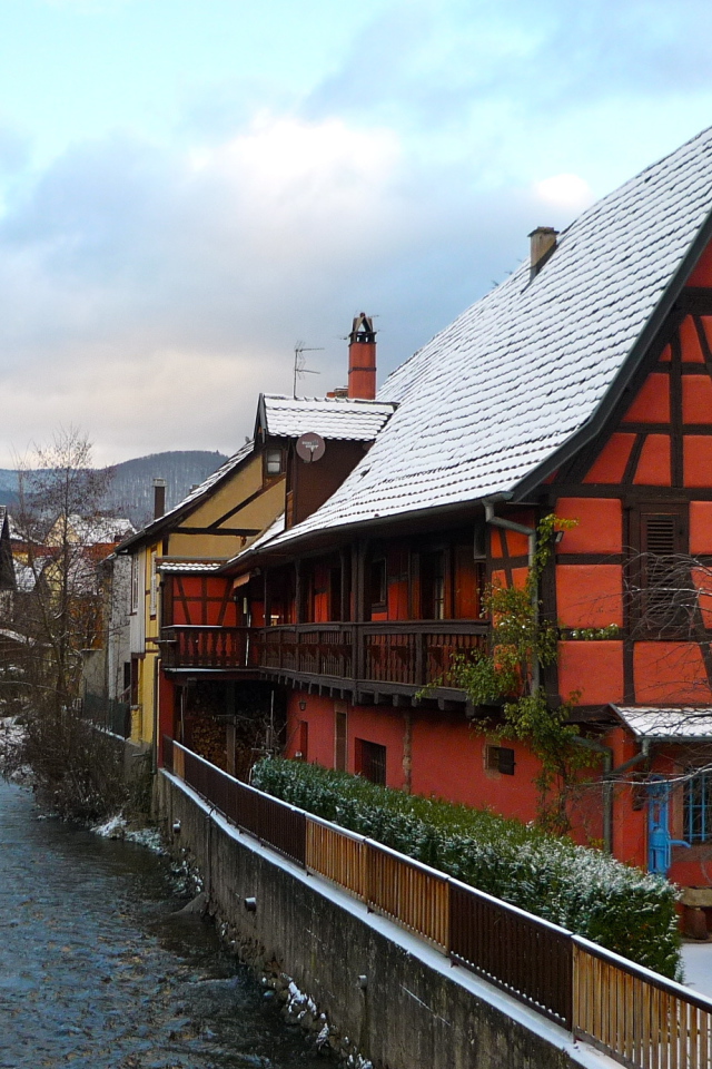 Зима в Эльзасе, Франция