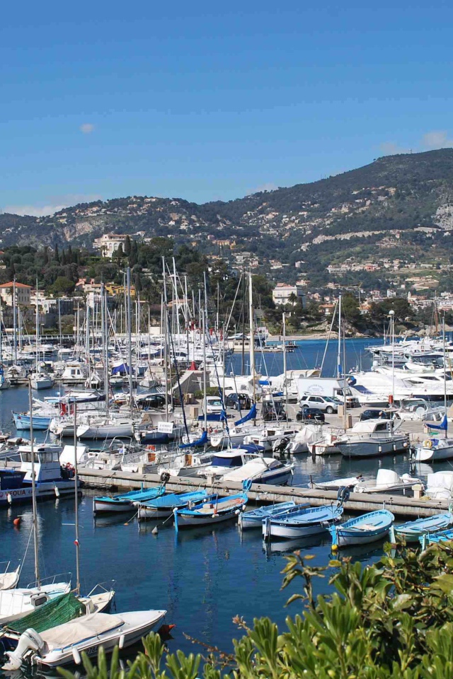 Яхты в порту на курорте Сен-Жан-Кап-Ферра, Франция