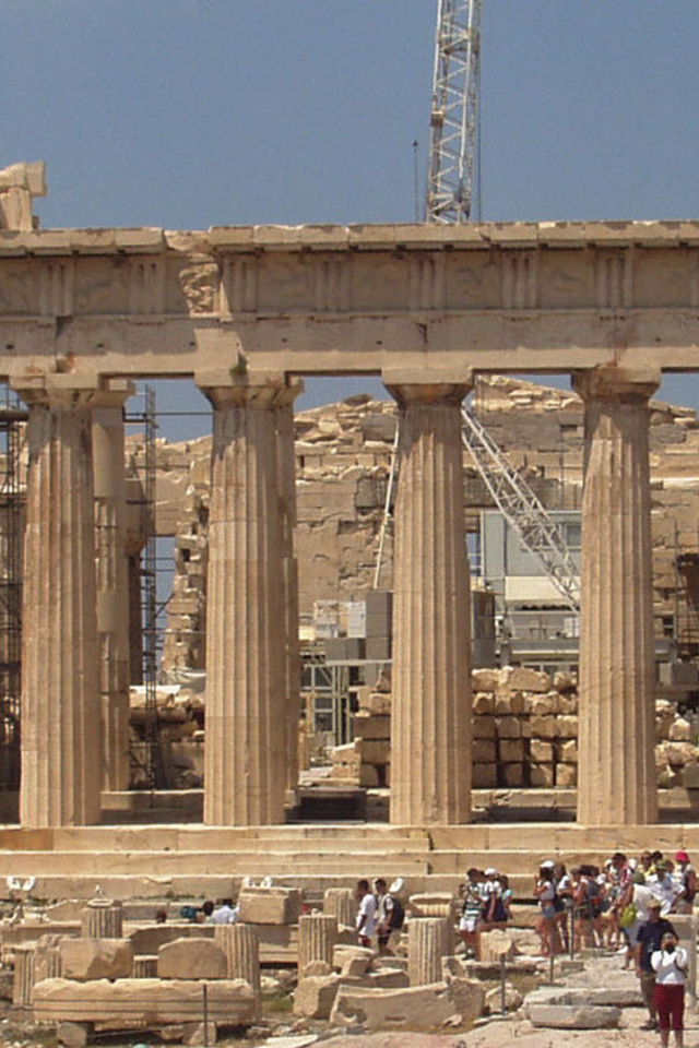 Древние руины в Афинах