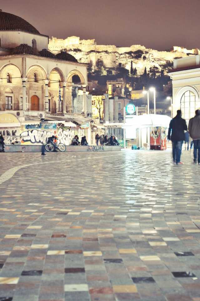 Городская площадь в Афинах