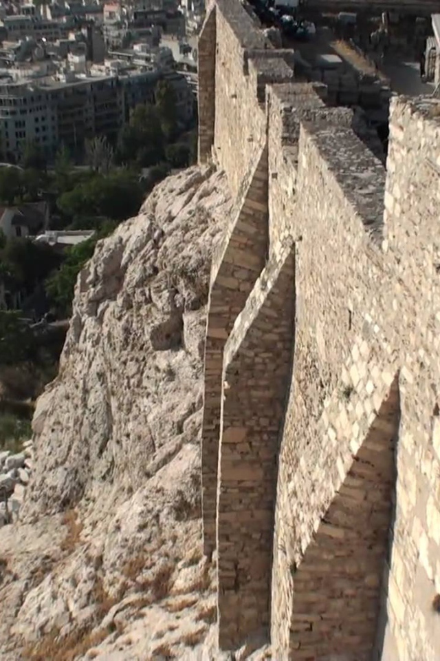 Вид с Акрополя в Афинах