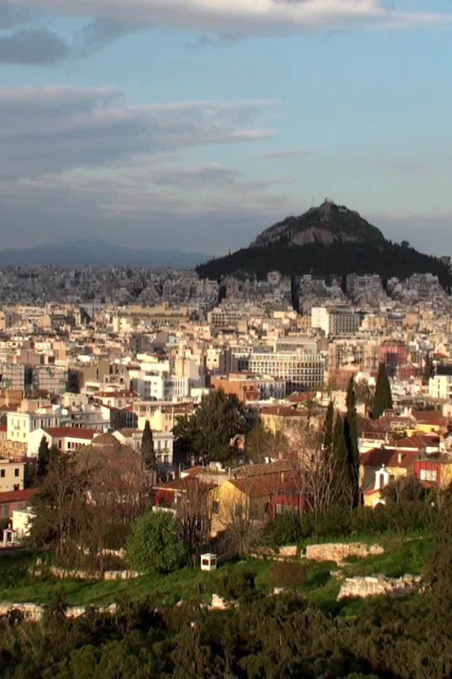 Вид на город Афины