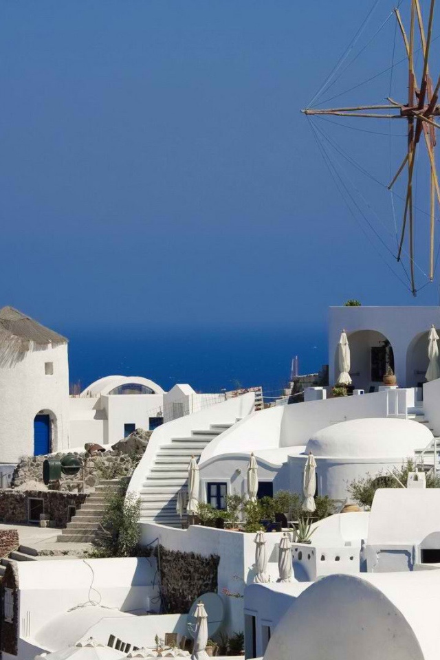 Санторини в Греции