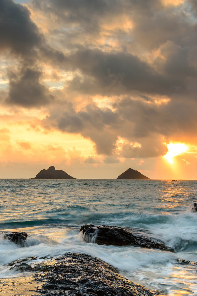 Рассвет в Каилуа-Кона, Гавайи