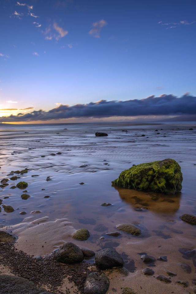 Закат на пляже Каанапали, Гавайи