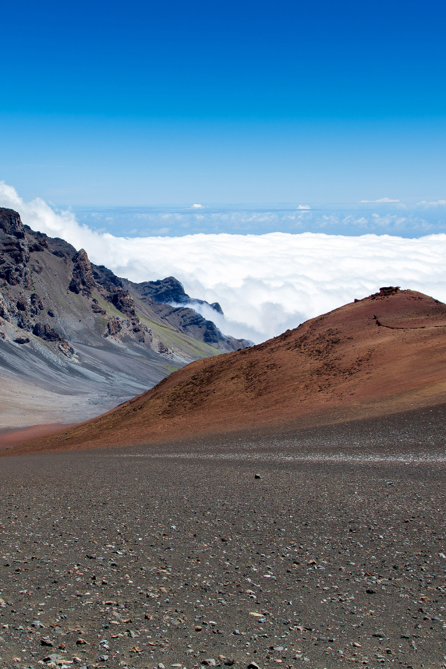 Вулкан Халеакала на гавайском острове Мауи