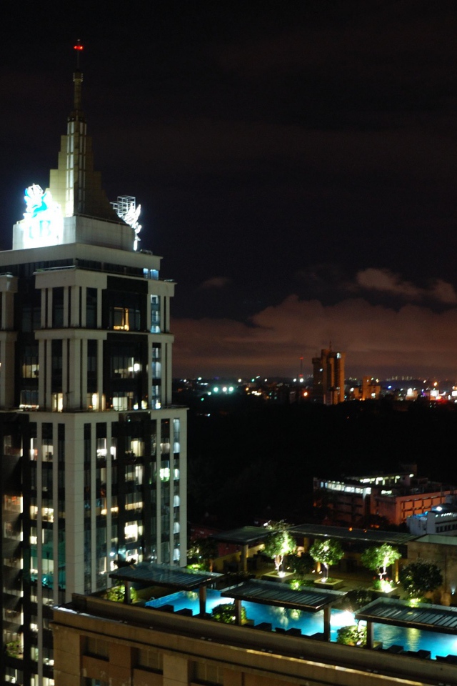 Красивый ночной Бангалор