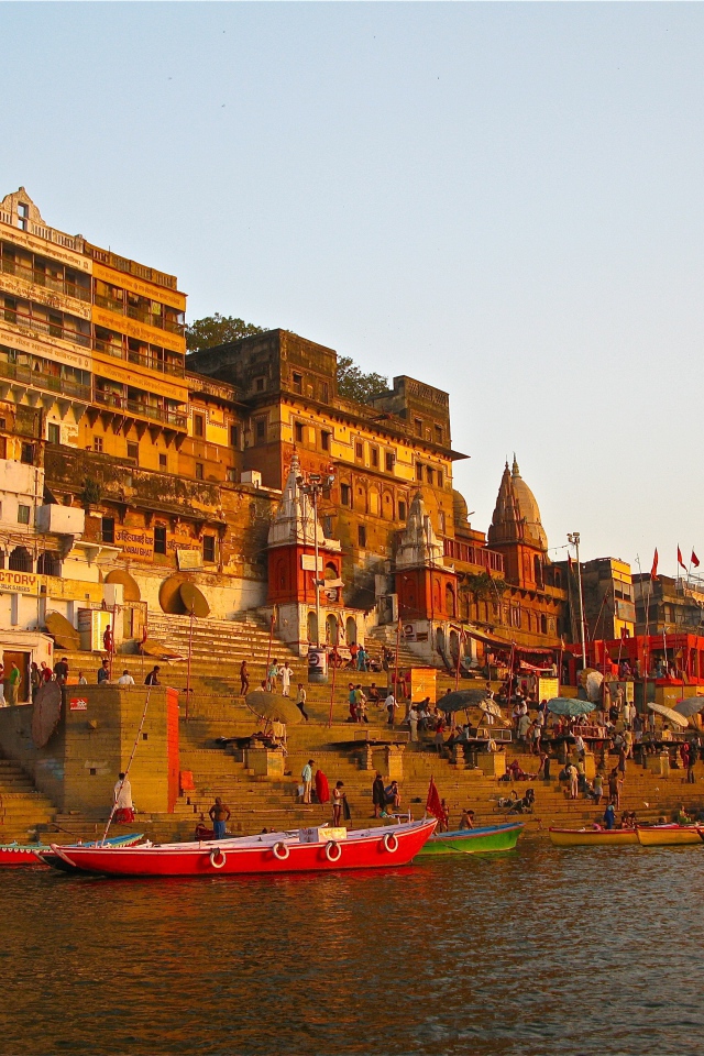 Красивый вид на Варанаси