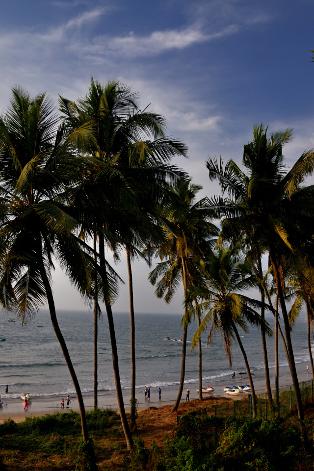 Пляж вечером в Вагаторе