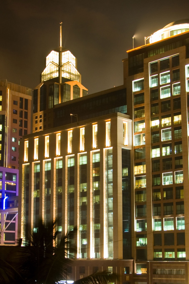 Ночные огни Бангалора