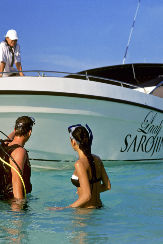 Туристы на Андаманских островах