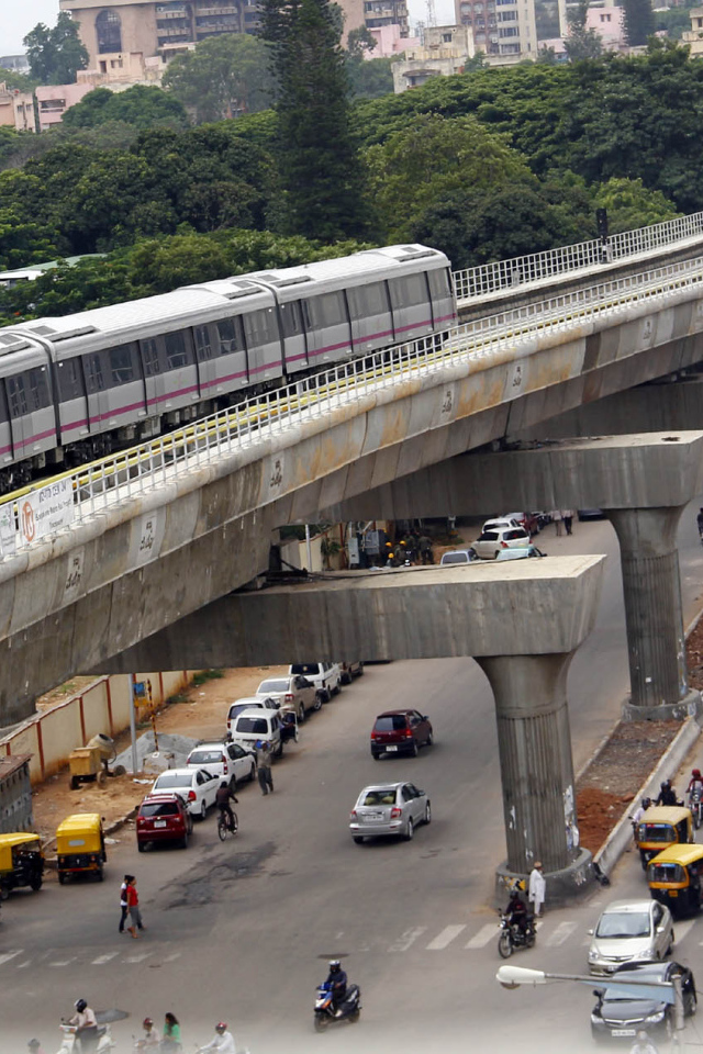 Транспортное движение в Бангалоре