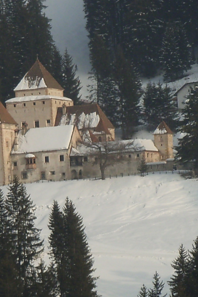 Ancient castle in Ortisei, Italy