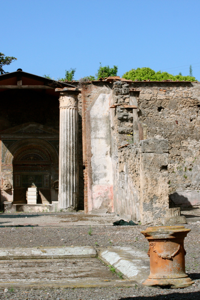 Древняя вилла в Помпеях, Италия