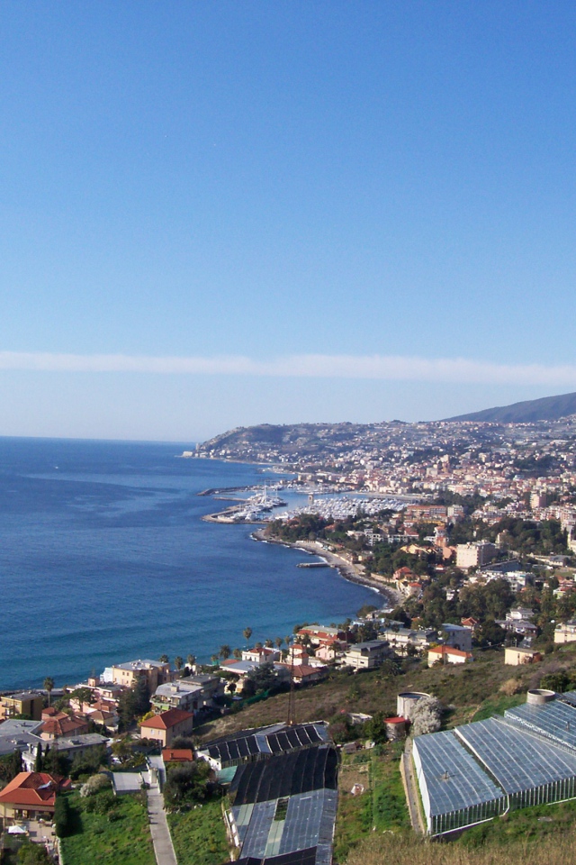 Голубая лагуна в Сан Ремо, Италия