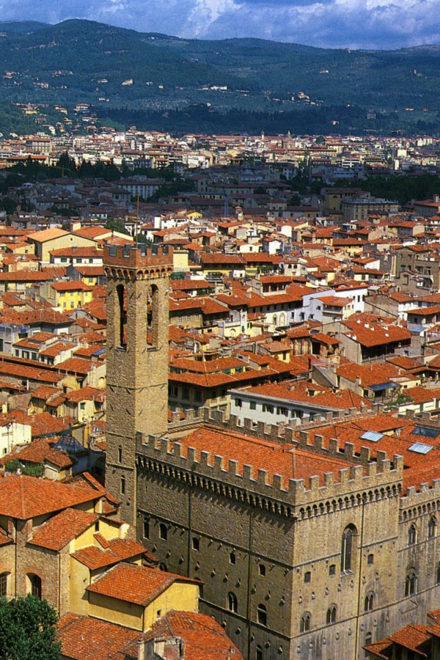 Панорама города во Флоренции, Италия