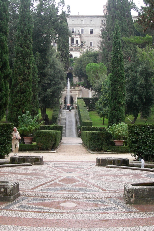 Парк в Тиволи, Италия