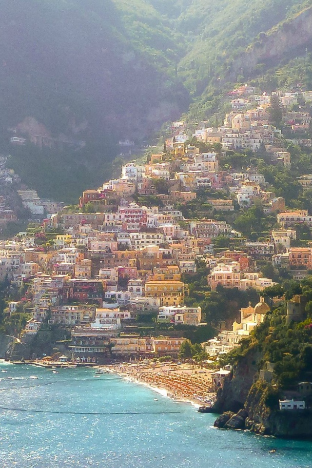 Город-курорт Позитано, Италия