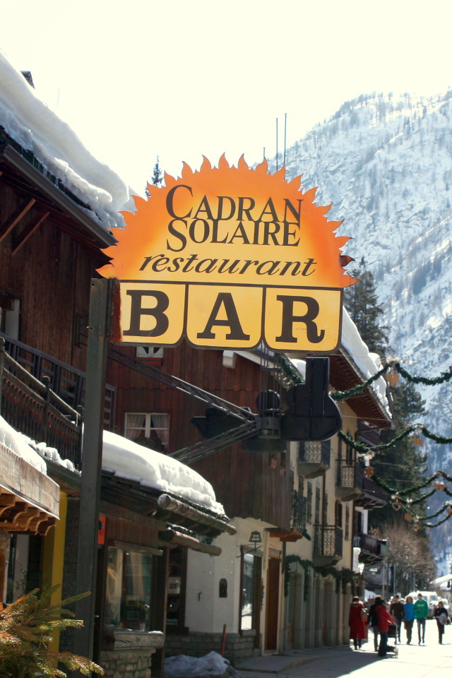 Ресторан на горнолыжном курорте Курмайор, Италия