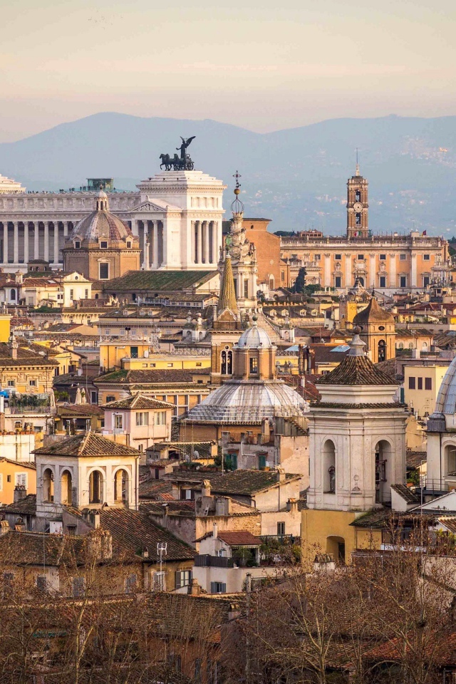 Семь холмов в Риме, Италия