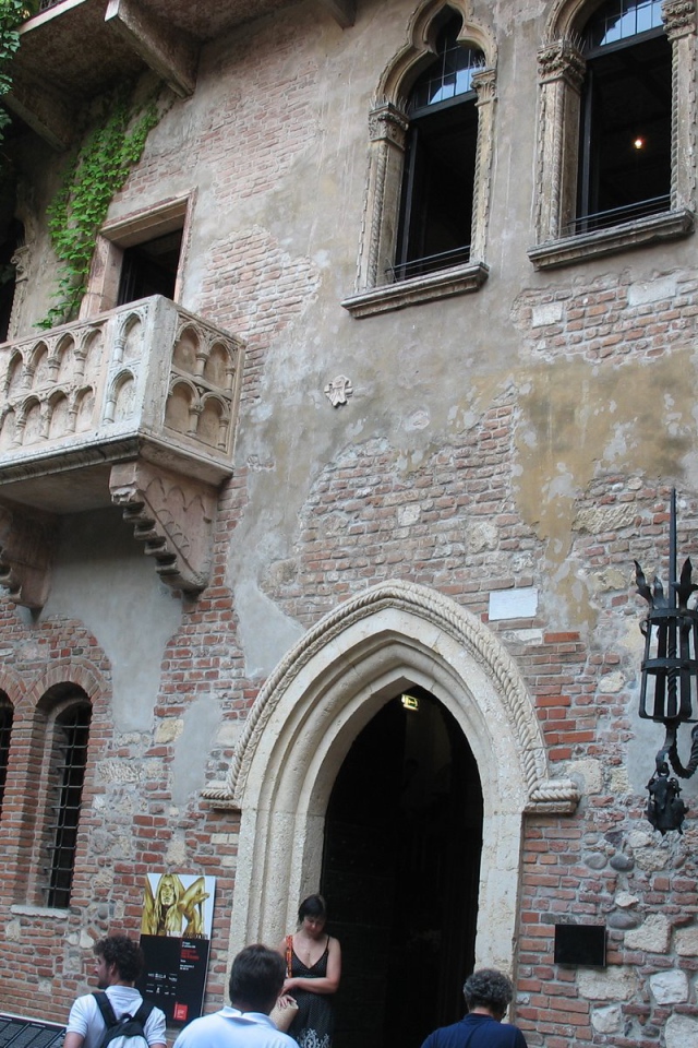 Дом в котором жила Джульетта в Вероне, Италия