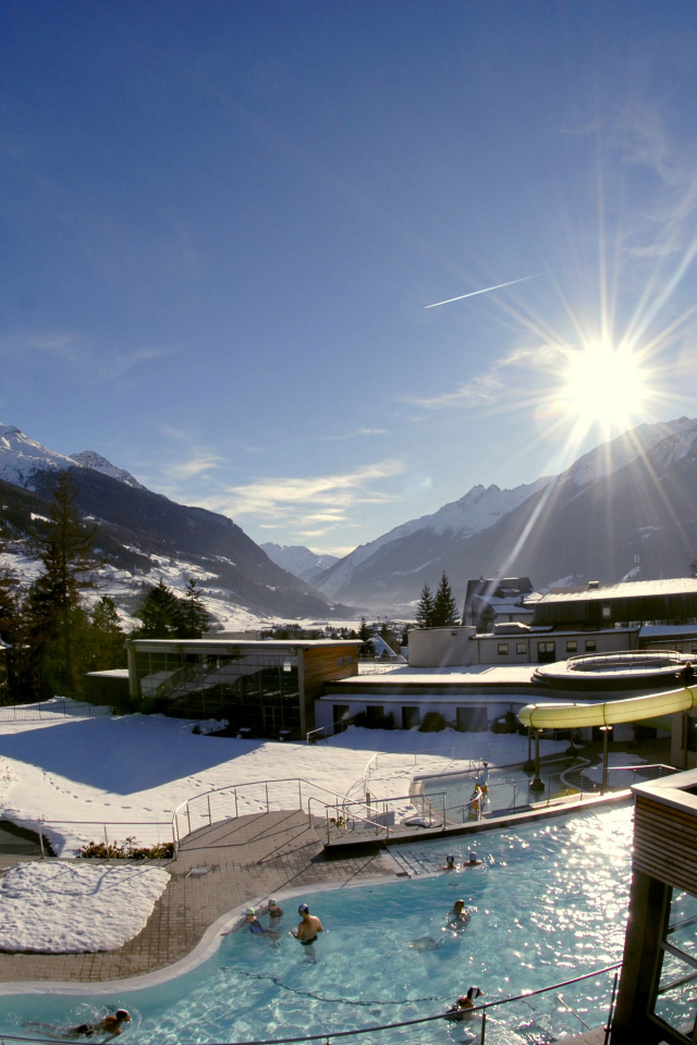 Термальный курорт в Бормио, Италия
