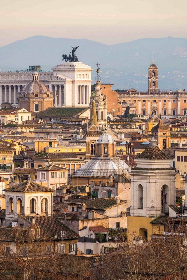 Вид на старый город Рим