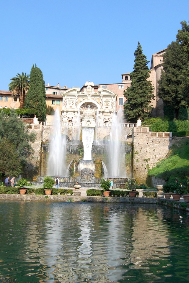 Вилла д Эсте в Тиволи, Италия