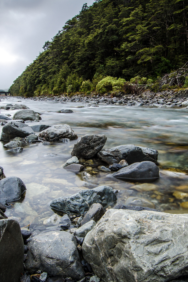 Река в Новой Зеландии
