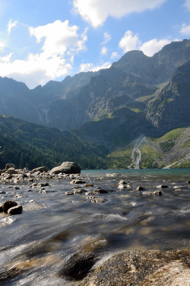 Самое большое горное озеро в регионе, Польша