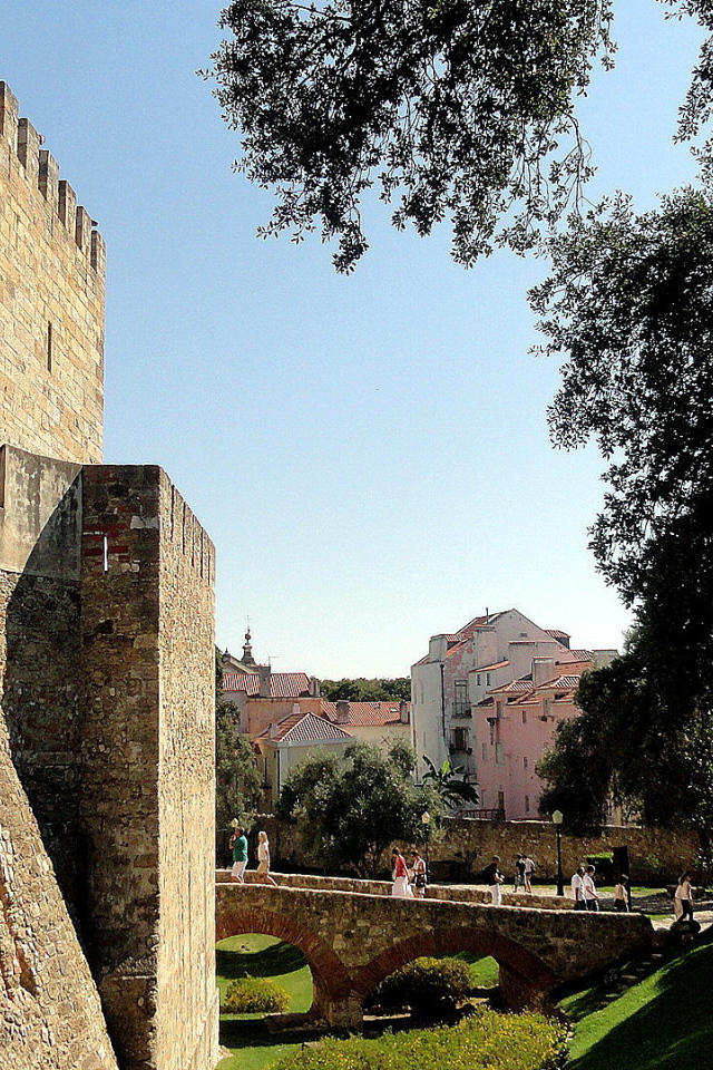 Красивый вид в Лиссабоне