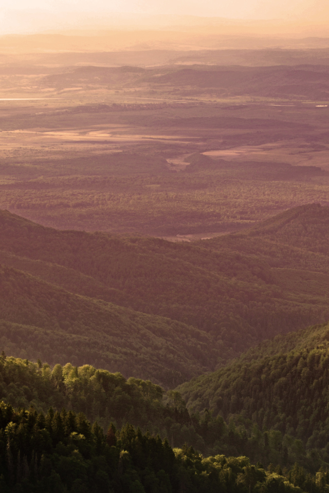 Горная местность в Румынии