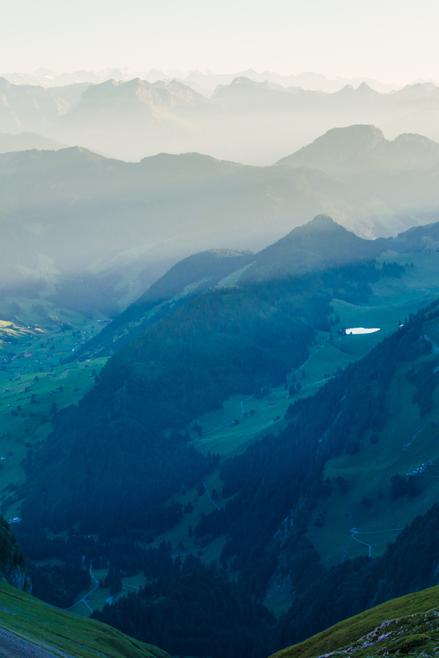 Красивые горы в Швейцарии