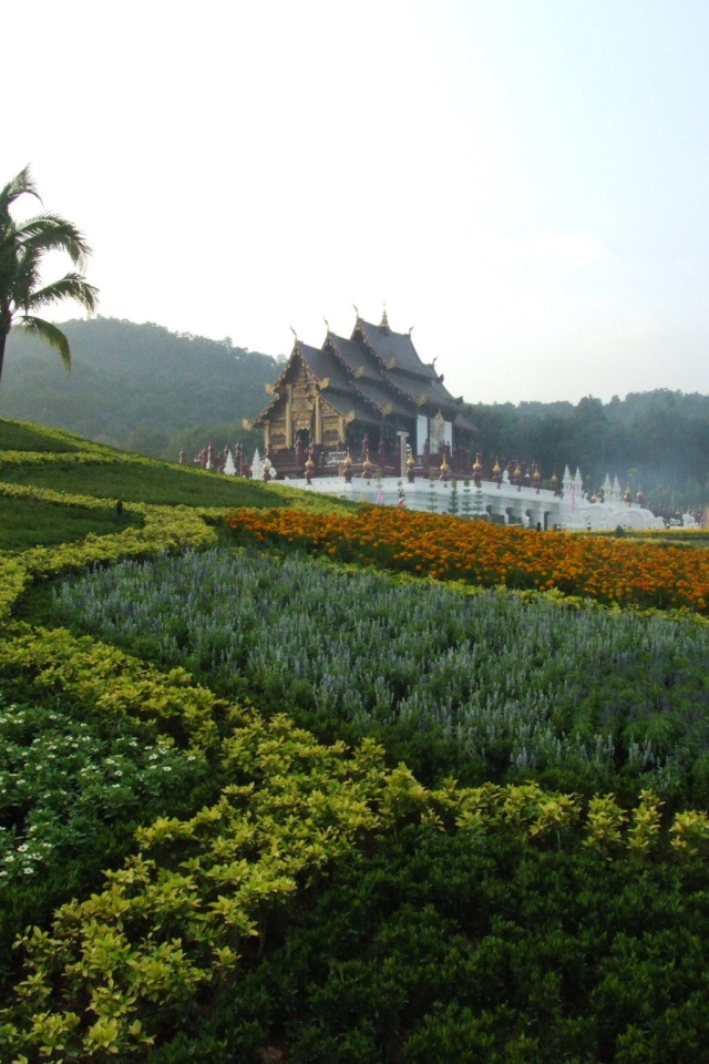 Сад на курорте Чианг Май, Таиланд
