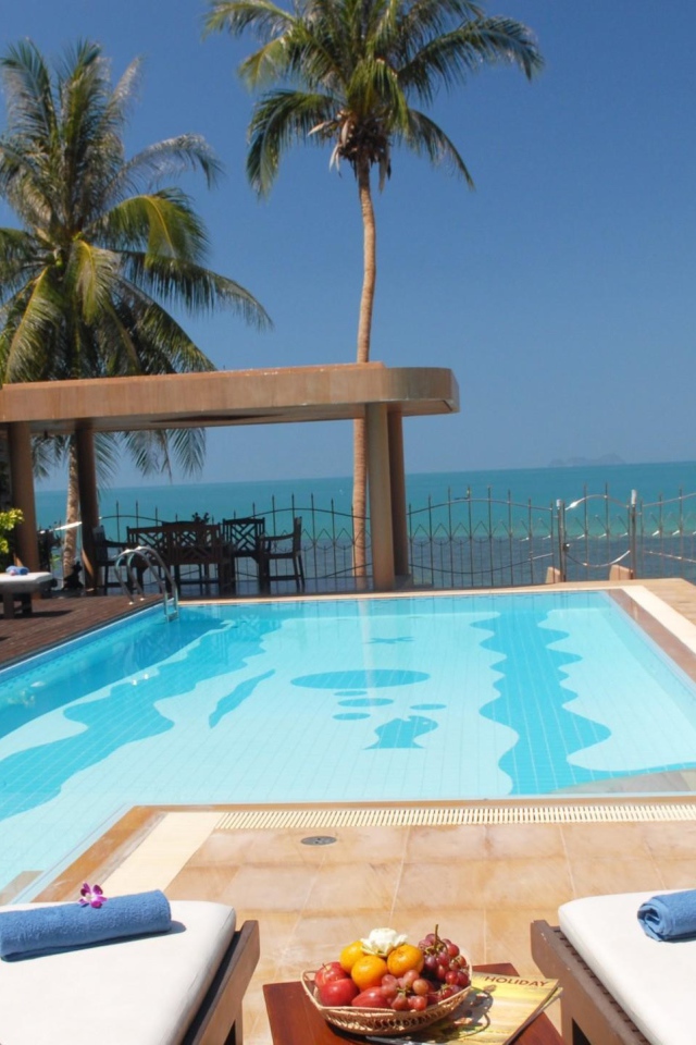 Отель на берегу моря на острове Самуи, Таиланд