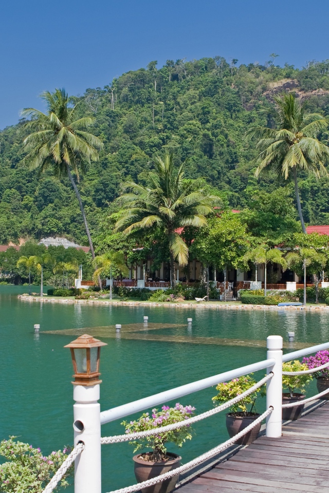 Причал на острове Чанг, Таиланд