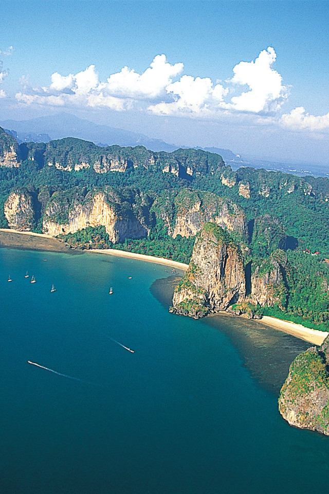 Панорама курорта Краби, Таиланд