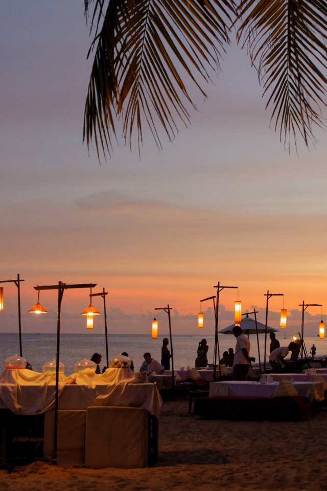 Отдых на пляже на острове Самуи, Таиланд